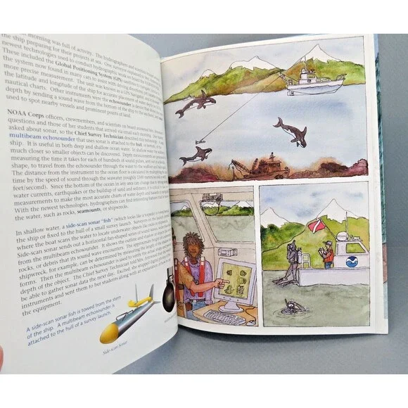 Teacher at Sea Hardcover, 2007 Dually Signed Adventures on NOAA Ship - Picture 5 of 8